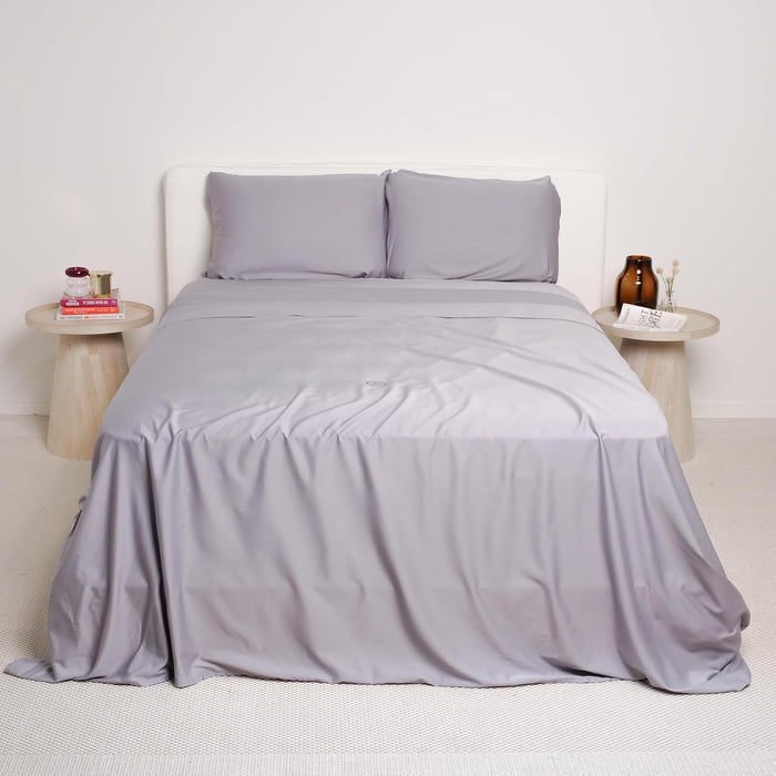 THE LAD COLLECTIVE 2.0 Bedding Set - 4 Piece Sheet & Pillow Case Set, Custom Blend, Soft, Comfortable, Temperature Regulating, & Easy-to-Use - (Twin XL, Aspen)