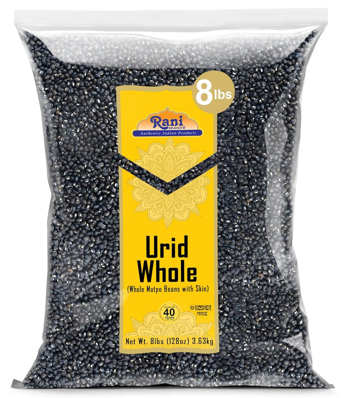 Rani Urid/Urad Dal (Split Matpe Beans Skinless) Indian Lentils 14oz (400g) ~ All Natural | Gluten Friendly | NON-GMO | Kosher | Vegan | Indian Origin