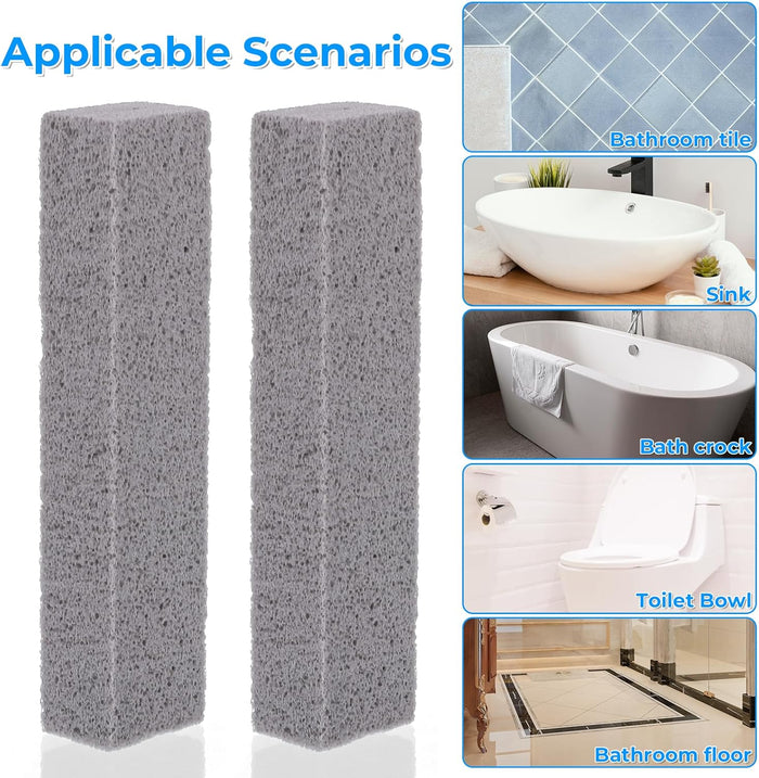 60 Pack Pumice Stone for Cleaning, Toilet Pumice Stone, Pumice Stones for Cleaning Toilets, Bathtubs, Kitchen Sink, Grill, Household(5.9 x 1.37 x 0.98 Inches)