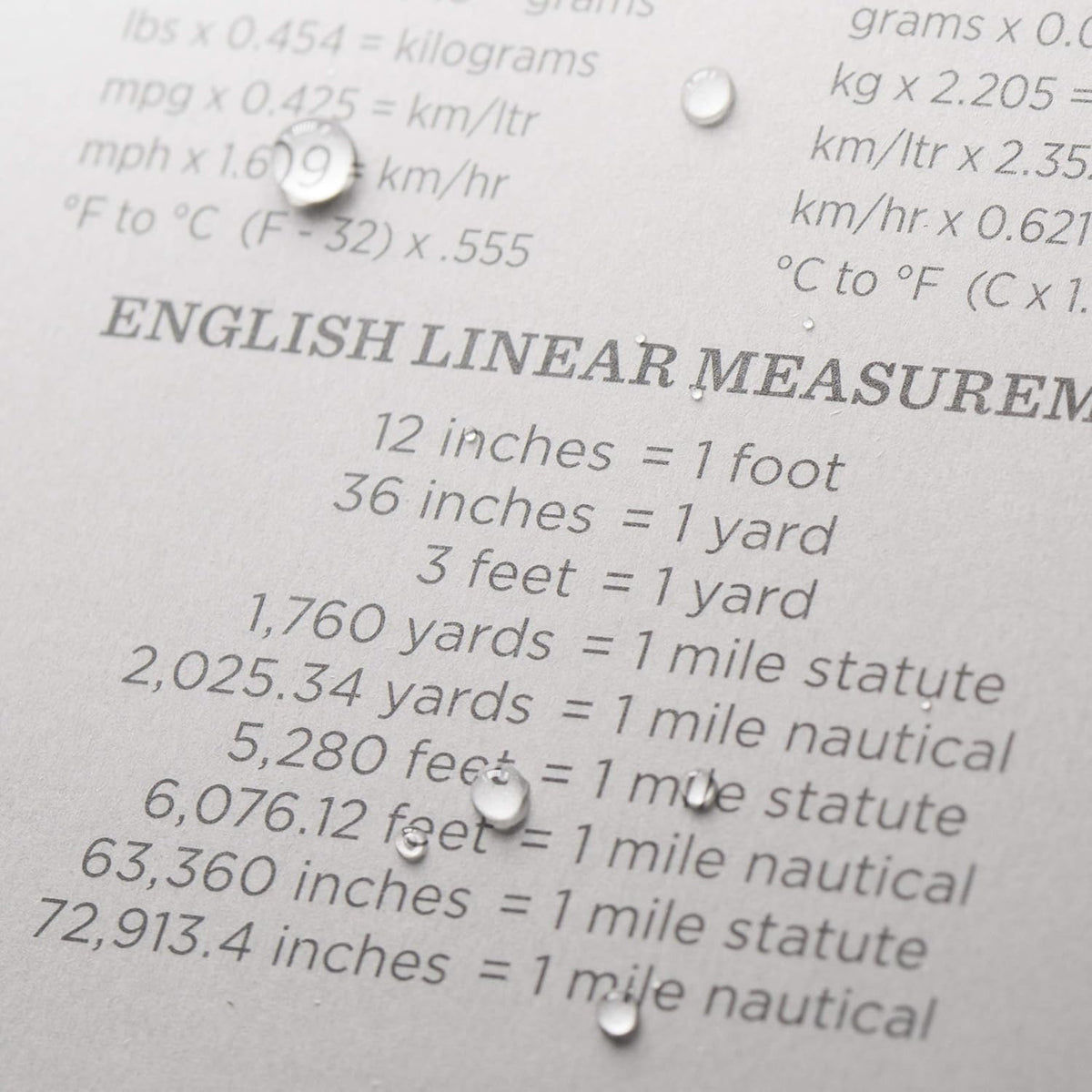 Rite in the Rain Weatherproof Legal Pad, 8.5" x 11", Gray Cover, Legal Pattern (No. LP785)