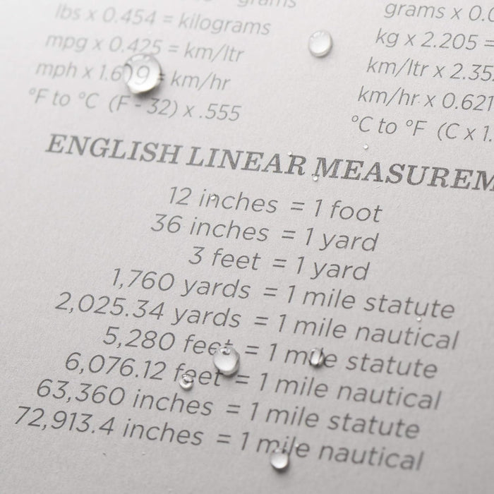 Rite in the Rain Weatherproof Legal Pad, 8.5" x 11", Gray Cover, Legal Pattern (No. LP785)