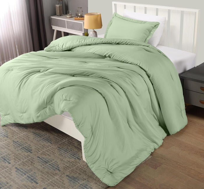 Utopia Bedding Queen Comforter Set Grey, Comforters Queen Size 3 Pieces Bedding Comforters Sets, Down Alternative Soft Bed Set, 1 Comforter (88 x 88 inches) 2 Pillow Shams (20 x 26 inches)