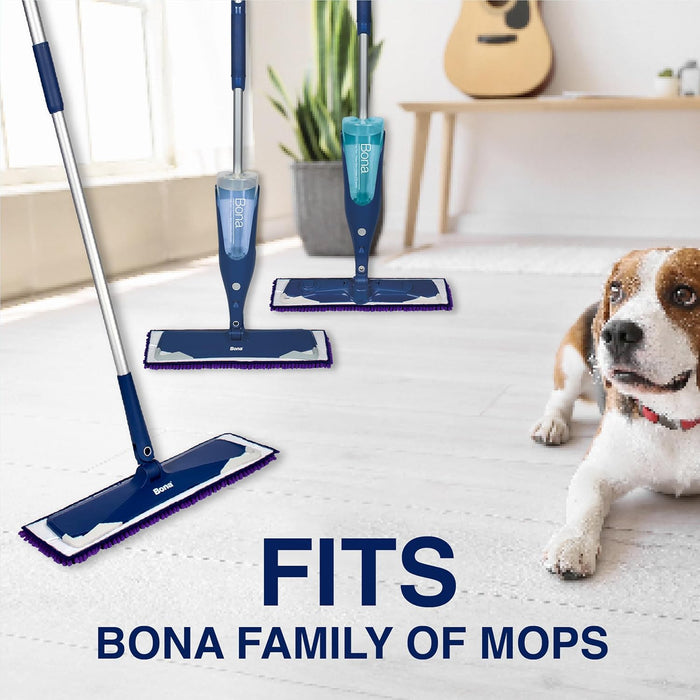 Bona Premium Pet Floor Care Microfiber Mop Kit | Cleans Dog, Cat, Puppy & Kitty Paw Marks, Urine Stains, Odors, Dirt & Hair | Anti-Bacterial, Pet-Safe, Scratch-Resistant for Stone & Wood
