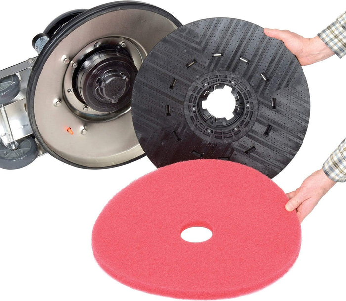 Global Industrial Corded Floor Machine, 20" Cleaning Width