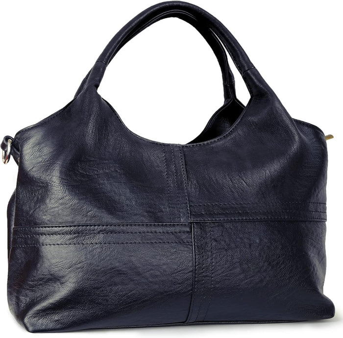 KOGTLA Vegan Leather Purses for Women with Detachable Satchel Strap, Ladies Handbags, Tote Hobo Bags with Top Handle