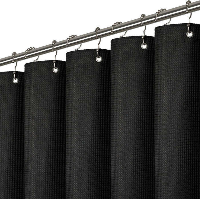 LiBa Bathroom Shower Curtain Waterproof Plastic Shower Curtain Premium PEVA Non-Toxic with Rust Proof Grommets Clear 8G Bathroom Accessories 72x72