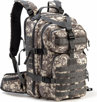 Gelindo 35L Tactical Hunting Backpacks - Military Molle Backpack Survival Bag - Small Tactical Backpack with Molle System for Men, Camouflage