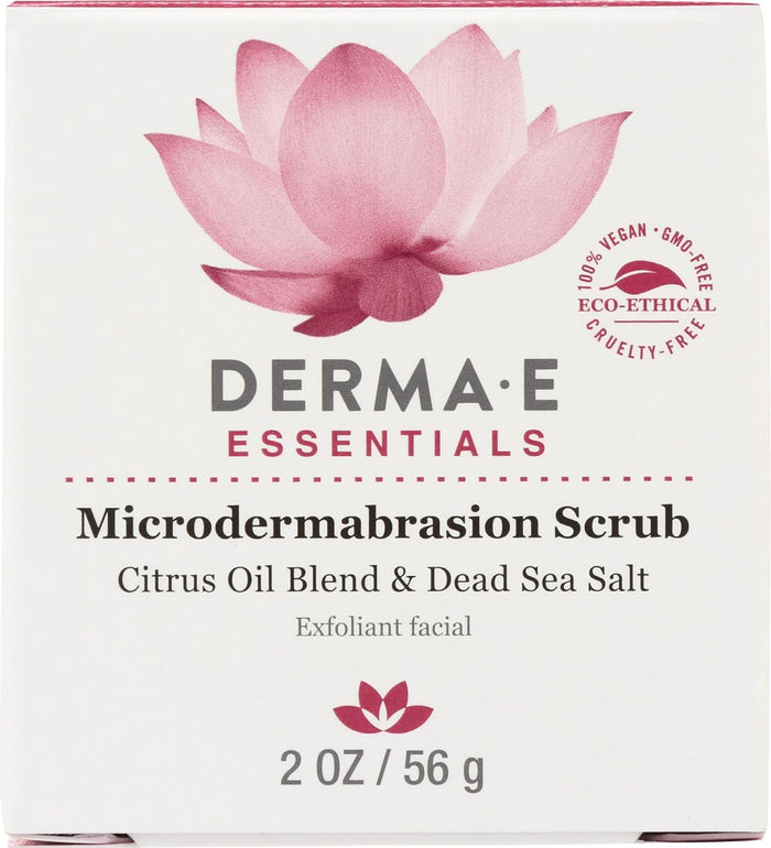 Derma-E Microdermabrasion Scrub, for All Skin Types, Parabens Free, Vegan, 2 Ounces (Pack of 1)
