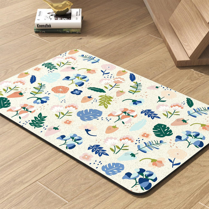 Pet Feeding Mat-Absorbent Dog Mat for Food and Water Bowl-No Stains Quick Dry Dispenser Mat-Dog Accessories Pet Supplies-Water Bowl for Messy Drinkers（Darkgrey,12"x19"