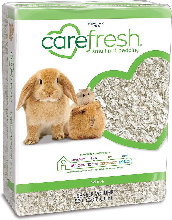 Carefresh 99% Dust-Free Natural Paper Small Pet Bedding with Odor Control, 60 L