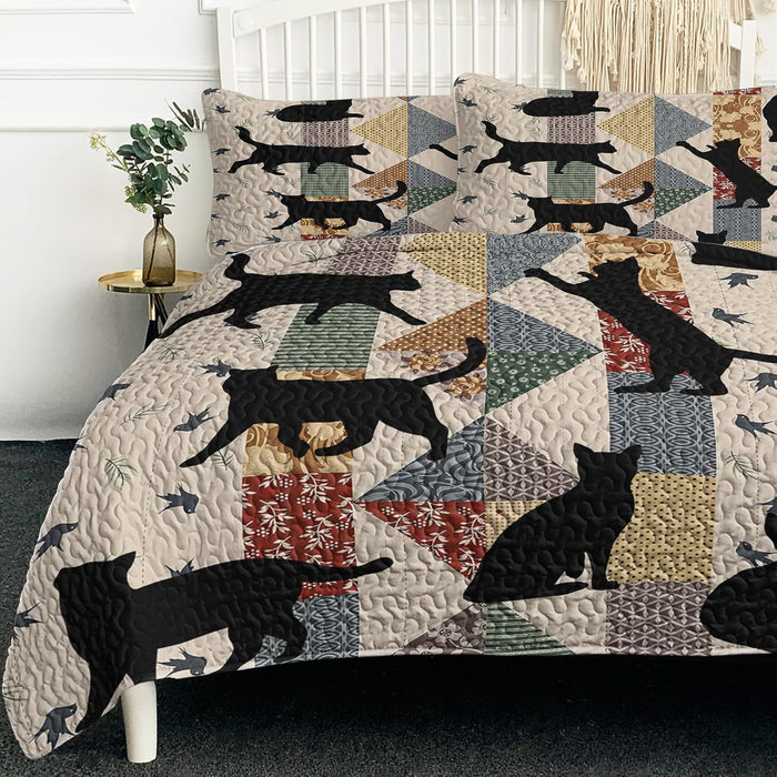 BlessLiving Fall Bedding Full Quilt: Soft Lightweight Autumn Comforter Set - Pumpkin Bedspread Coverlet for Cozy Farmhouse Decor