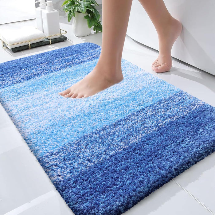 OLANLY Bathroom Rugs Mat Extra Soft Absorbent Quick Dry Machine Washable