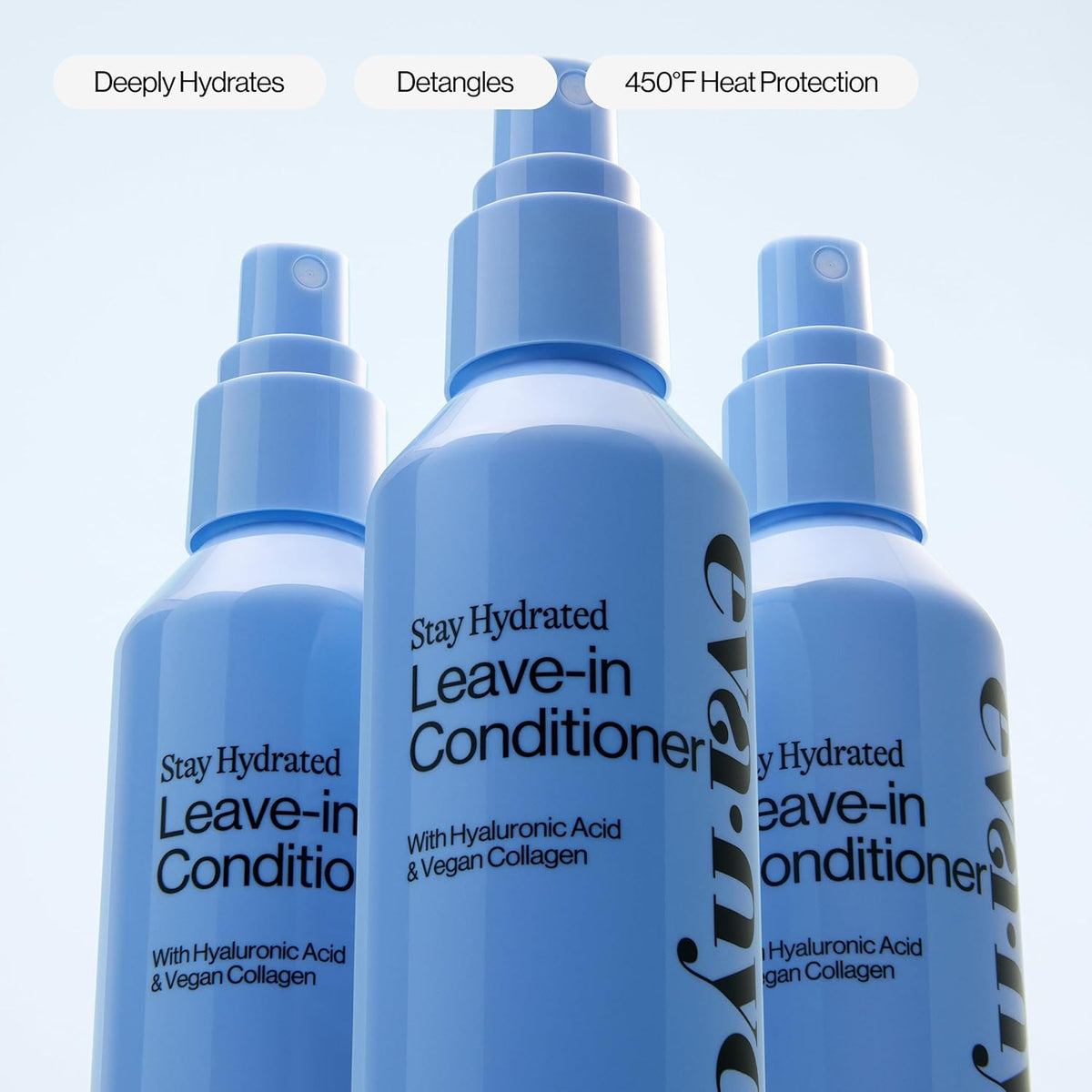 Eva NYC H2-Whoa Hydrating Leave-In Conditioner, Inflused with Hyaluronic Acid and Vegan Collagen, 5.4 fl oz