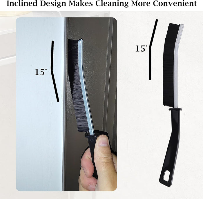 Hard Bristle Crevice Cleaning Brush, 11 Pcs Multifunctional Gap Cleaning Brush Tool Kits for Household, Full Sets Crevice Cleaning Brush for Kitchen Bathroom Toilet Crevice, Practical and Durable