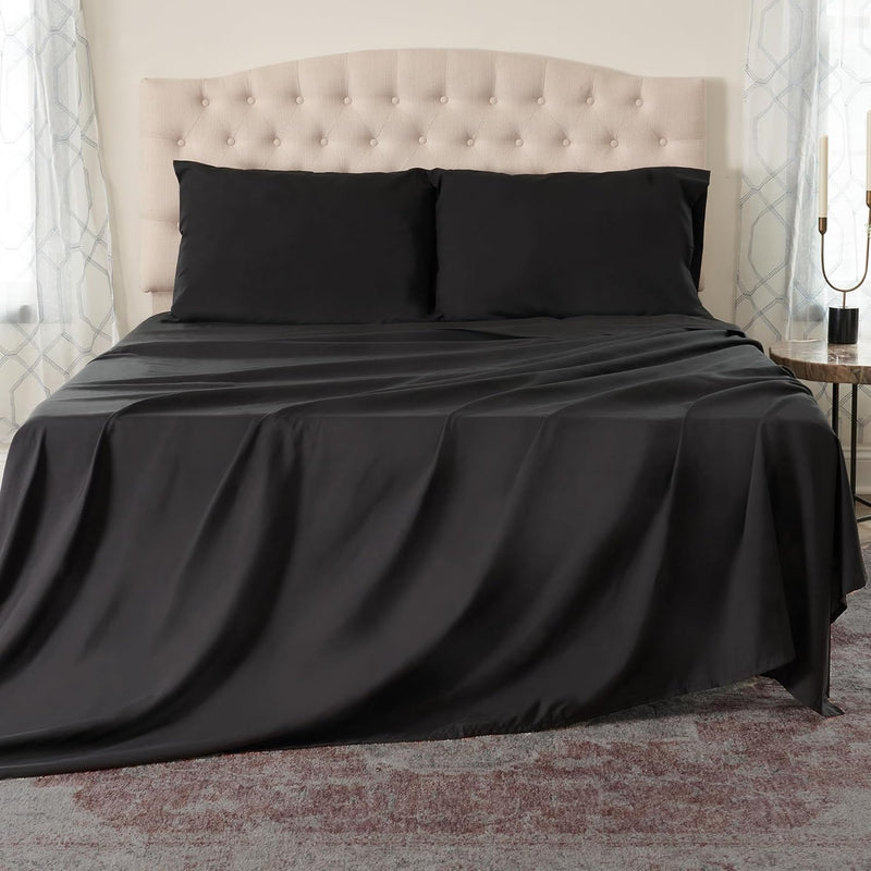 Northwest Ashford Home Essentials Bedding, 3 Piece Twin Size Sheet Set, Glacier Gray