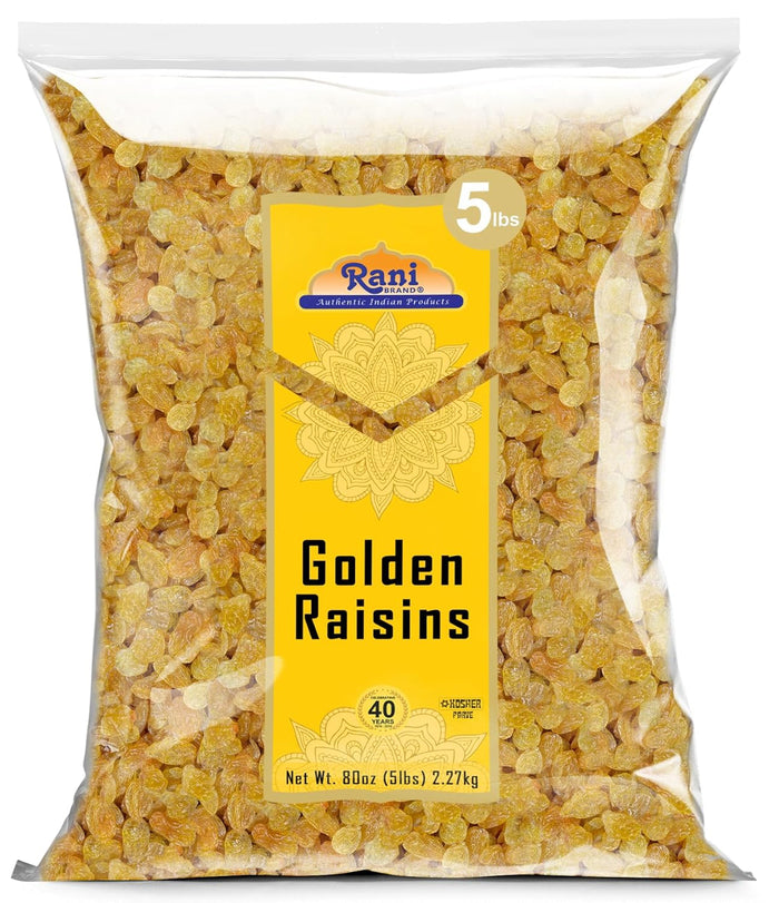 Rani Golden Raisins 7oz (200g) ~ All Natural | Gluten Friendly | NON-GMO | Kosher | Vegan | Product of USA