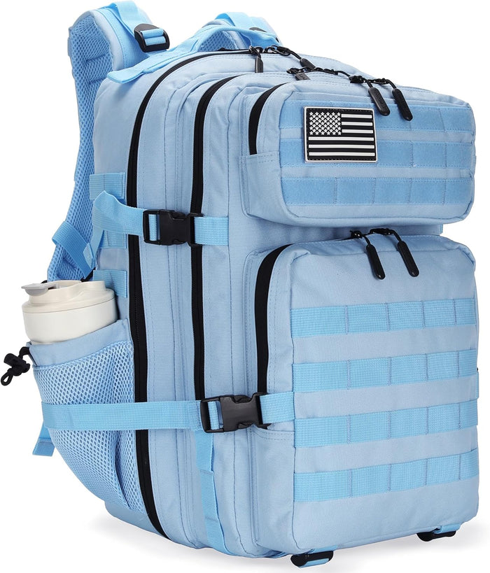 45L Military Tactical Backpack Hiking Backpacks Tactical Gear Camo Back Pack Army Molle Bag Rucksack Fitness Daypack