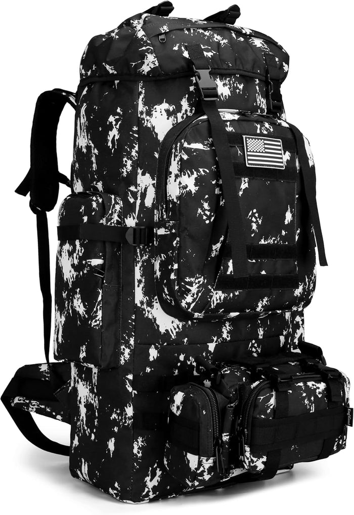 King'sGuard 100L Camping Hiking Backpack Molle Rucksack Military Camping Backpacking Daypack