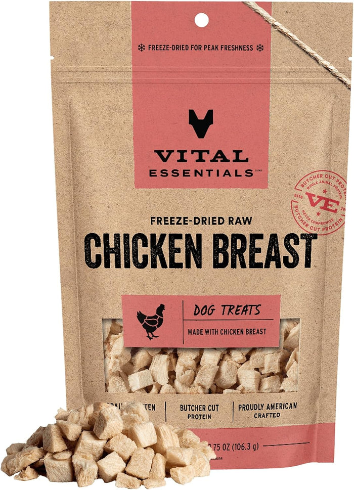 Vital Essentials Single Ingredient Minnows Dog Treats, 1 oz | Freeze-Dried Raw | Premium Quality High Protein Training Treats | Grain Free, Gluten Free, Filler Free