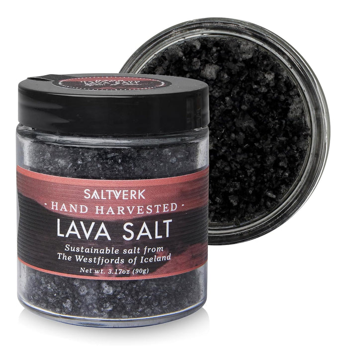 Saltverk Sea Salt - Gourmet, Icelandic, Hand Harvested and Sustainably Made - Arctic Thyme 2.82 Oz