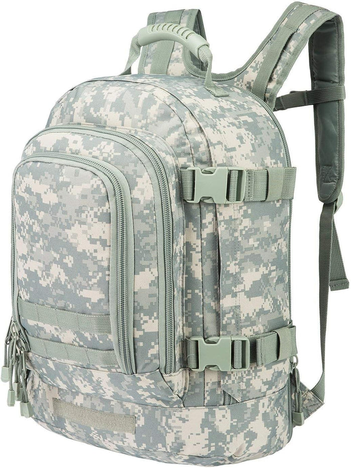 Greencity Laptop Backpacks Tactical 3 Day Expandable Bug Out Bag Classic Case Travel Hiking，Green