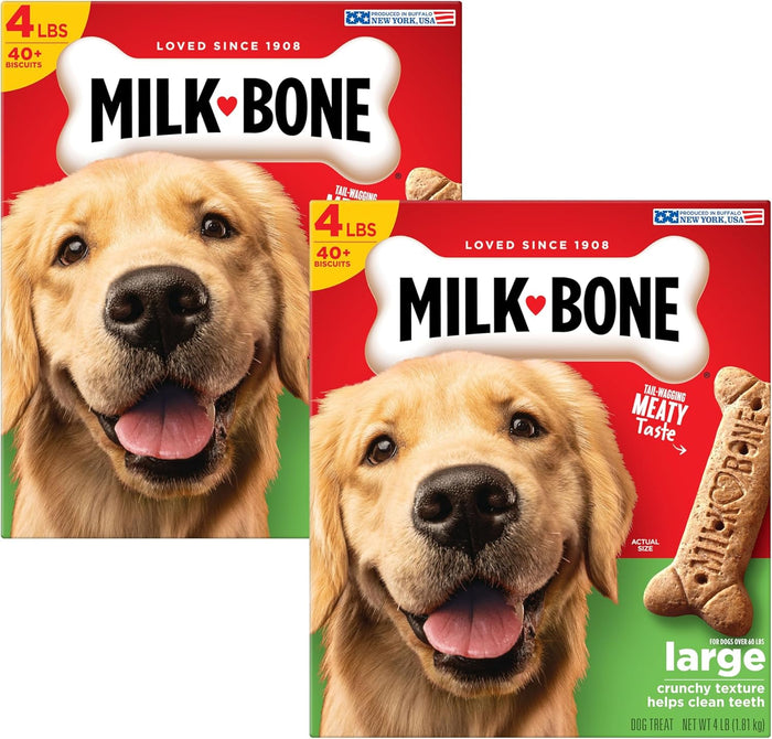 Milk-Bone Original Dog Treats Biscuits for Medium Dogs, 24 Ounces (Packaging May Vary)