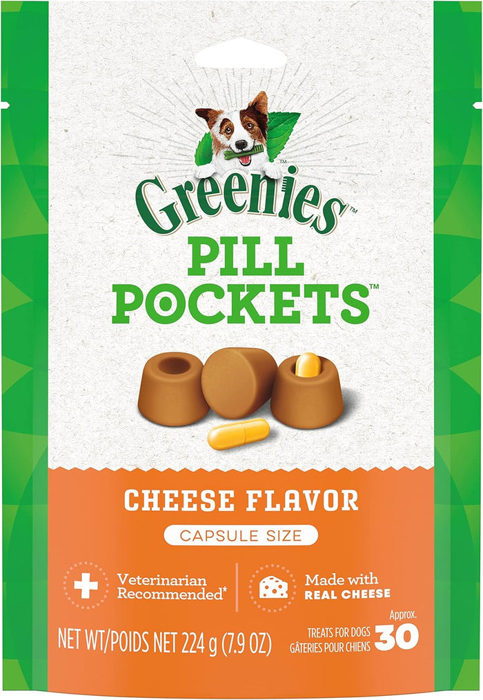 Greenies Pill Pockets for Dogs Large Size, Soft Dog Treats, Chicken Flavor, 15.8 oz. Pouch (60 Treats)