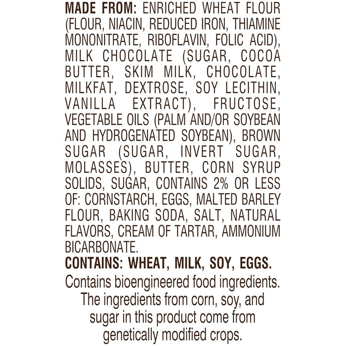 Pepperidge Farm Montauk Soft Baked Milk Chocolate Chunk Cookies, 8.6 Oz Bag (8 Cookies)