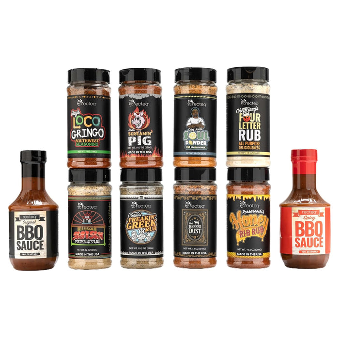 recteq Chef John's Soul Powder BBQ Rub | BBQ Rubs & Spices for Smoking and Grilling | Lemon Pepper with Soul & Heat