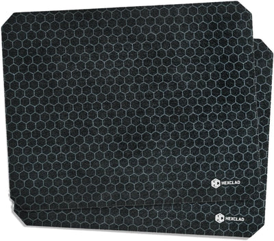HexClad 2-Piece Dish Drying Mat Set Made of Absorbent Fabric that Holds up to 8oz of Liquid, Ultra-Thin Design for Fast Drying, Waterproof and Non-Slip Backing, Cut for a Universal Fit that Won’t Fray