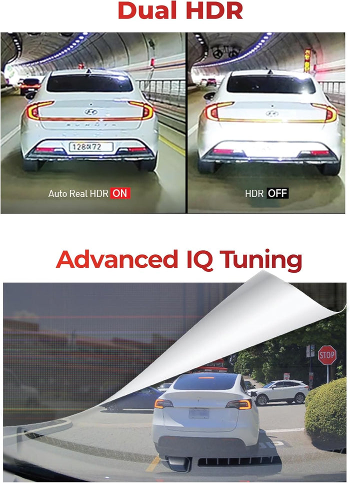THINKWARE ARC 700 4K Front and 2K Rear Dash Cam - Wi-Fi, GPS, HDR, Parking Mode, Radar Compatible, Speed/Red Light Alerts, Included 64GB MicroSD, Hardwiring Cable