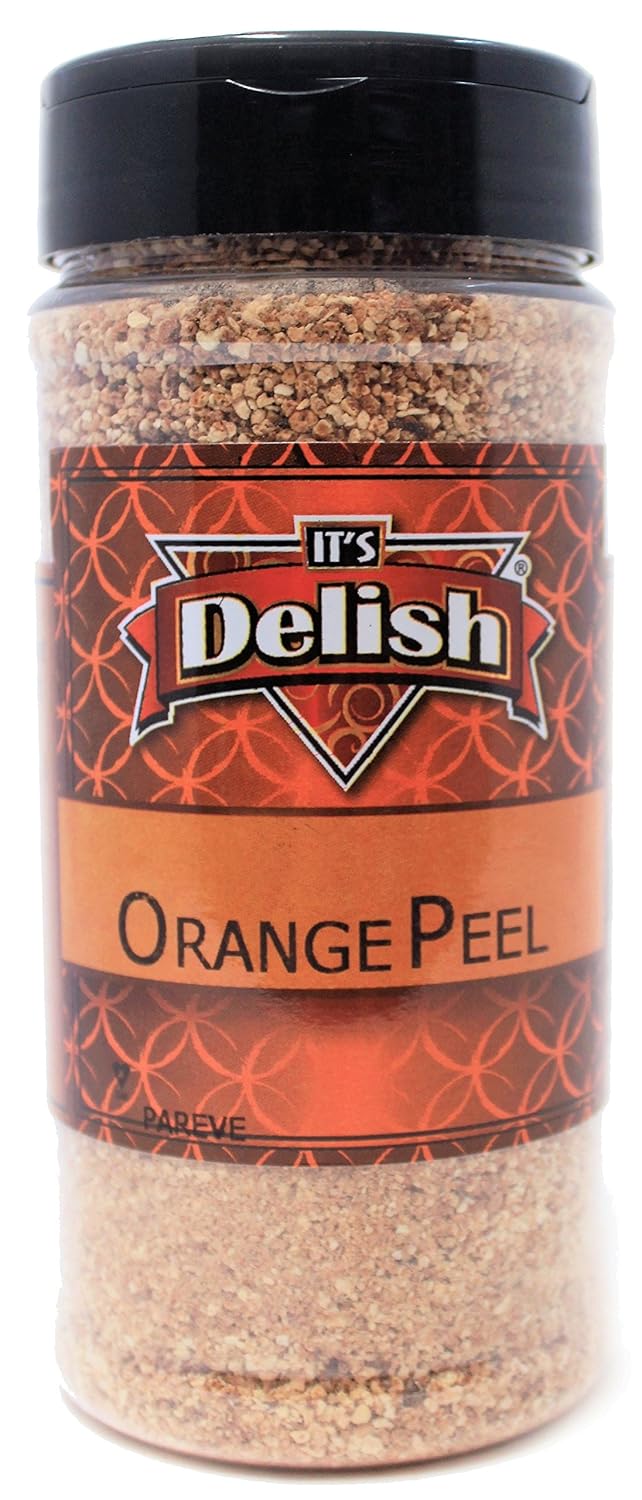 Gourmet Granulated Orange Peel By Its Delish – 2 LBS. Bulk Bag – All Natural Bulk Dried Orange Zest Great for Cooking & Baking – Kosher & Vegan