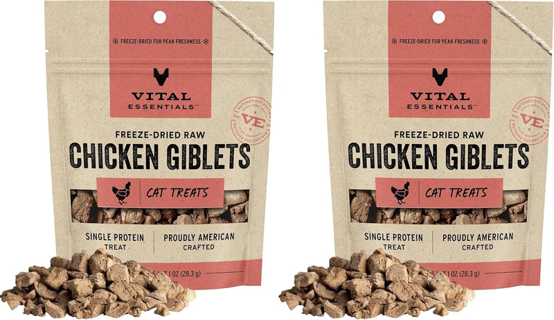 Vital Essentials Rabbit Bites Cat Treats, 0.9 oz | Freeze-Dried Raw | Single Protein | Grain Free, Gluten Free, Filler Free