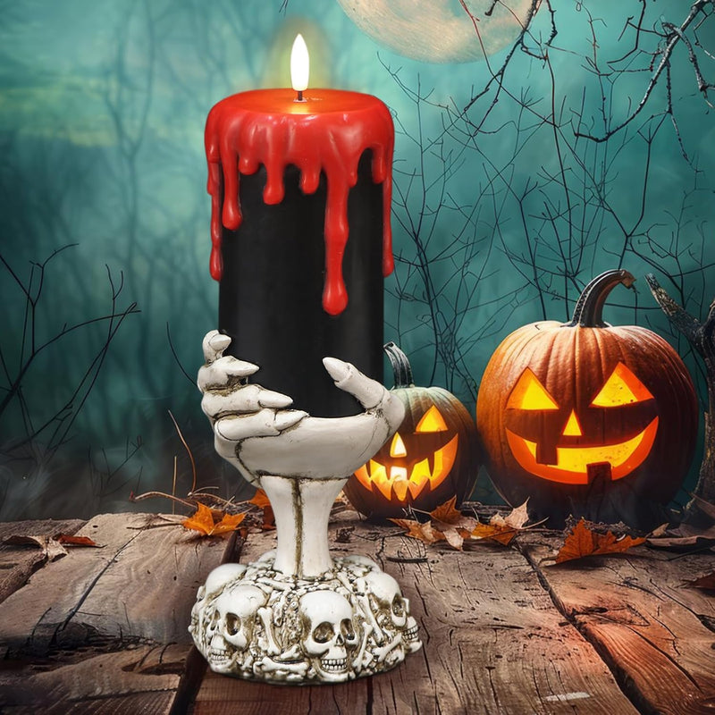 Eldnacele Flickering LED Candles Set of 3