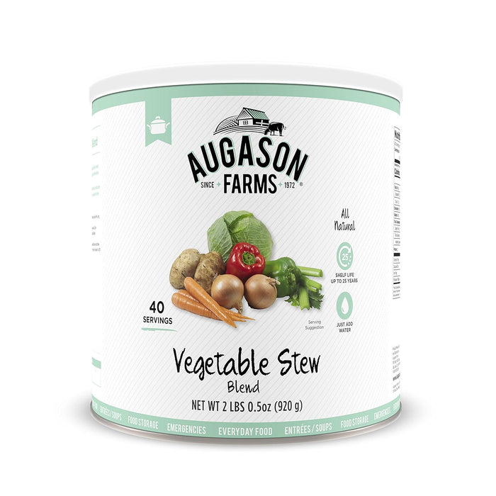 Augason Farms Vegetable Medley Blend Can - Dehydrated Mixed Veggies - Gluten Free Emergency Food Supply with Long Shelf Life for Survival, Disaster Prep & Everyday Meals - 131 Servings