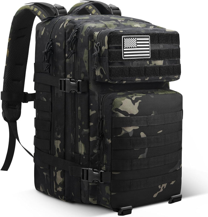 Military Tactical Backpack for Men Army 3 Day Assault Pack Outdoors Hiking Treeking Rucksack with Molle System