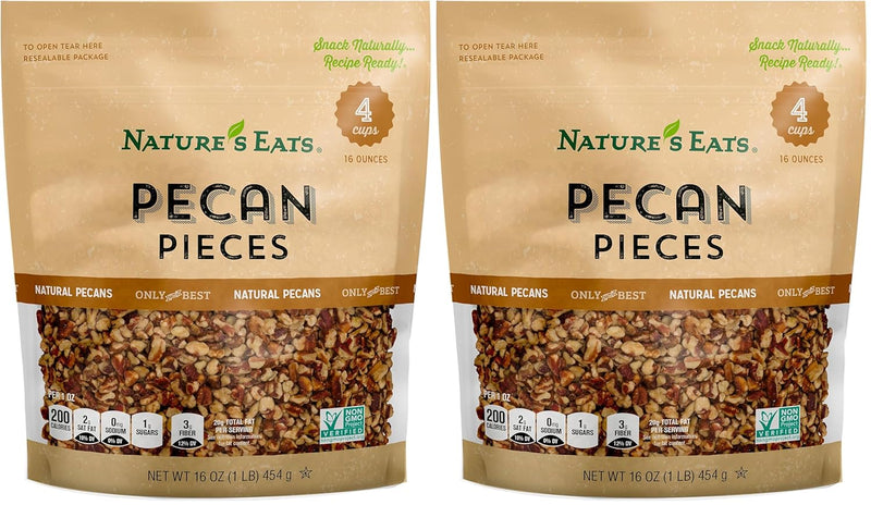 Nature's Eats, Pecan Pieces, 16 Oz