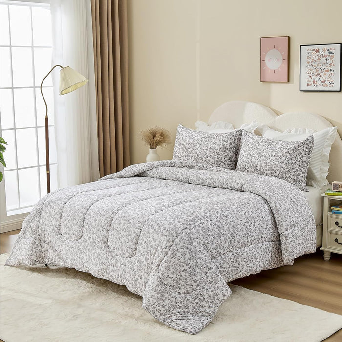 Bestier Kids Comforter Set - 2 Pieces Toddler Bedding Sets for Boys and Girls, Sorona® Natural Plant Fiber Comforter Sets with Oeko-TEX® Standard 100/CPC Certification, Toddler Size, 42“x57”
