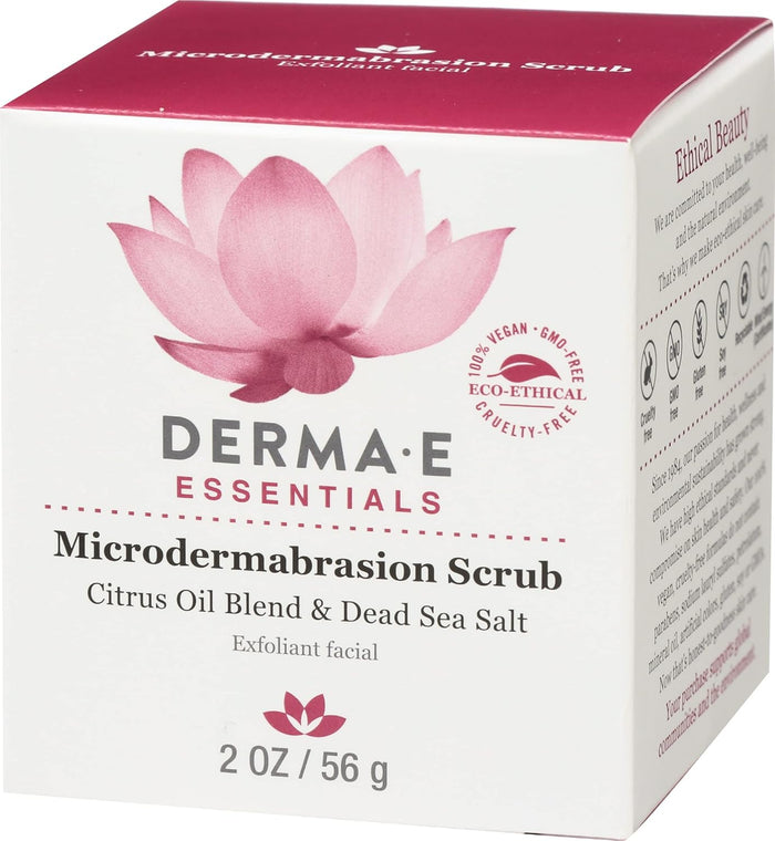 Derma-E Microdermabrasion Scrub, for All Skin Types, Parabens Free, Vegan, 2 Ounces (Pack of 1)