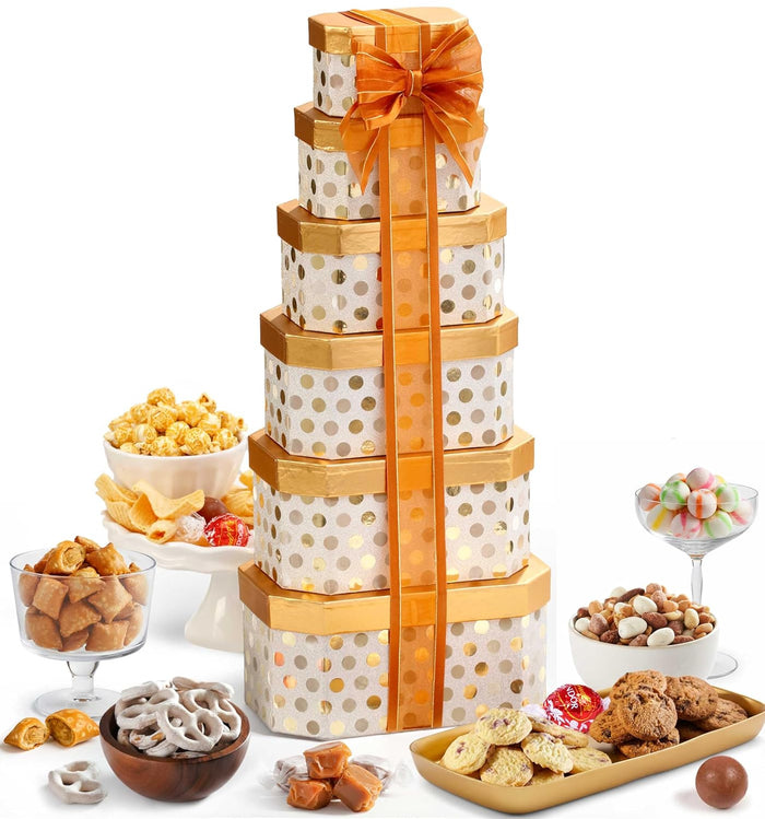 Broadway Basketeers Gourmet Food Gift Basket Snack Gifts for Women, Men, Families, Delivery for, Appreciation, Thank You, Birthday, Corporate, Congratulations