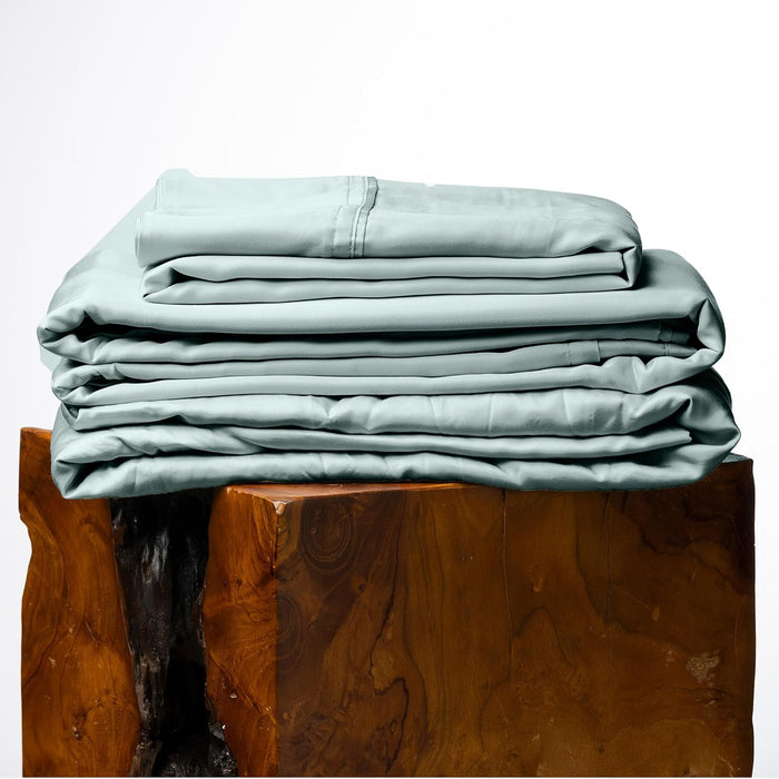 Olive + Crate Eucalyptus King Size Sheets Set - Cooling Bed Sheets for Hot Sleepers - Hypoallergenic Bedding, Deep Pocket Sheet - 100% Tencel Lyocell bedsheets sets - Eucalyptus, 76" x 80"