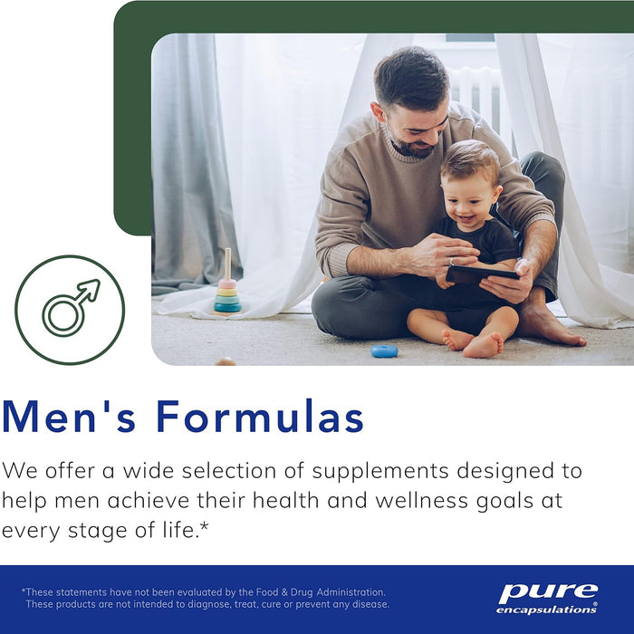 Pure Encapsulations Men's Nutrients - Multivitamin Mineral Supplement to Support Energy, Endurance & Stamina in Men Over 40* - with Vitamin D, Vitamin C & Trace Minerals - 180 Capsules