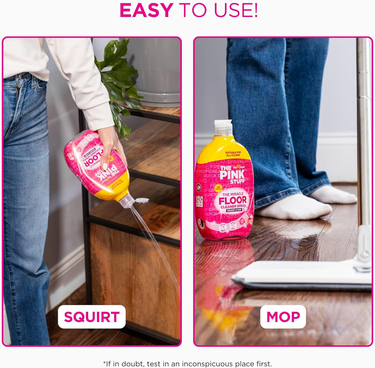 Stardrops The Pink Stuff The Miracle Floor Cleaner Spray - Squirt and Mop