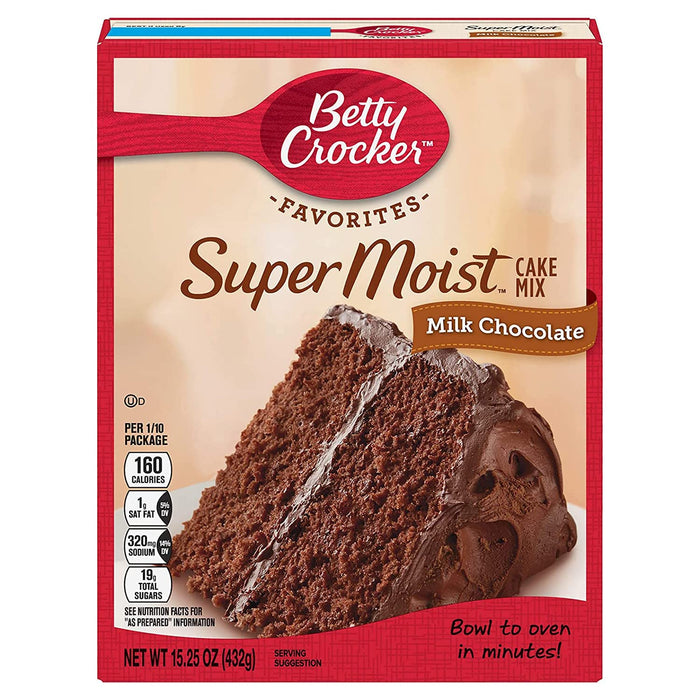 Betty Crocker Favorites Super Moist Butter Recipe Yellow Cake Mix, Holiday Baking, 13.25 oz (Pack of 12)