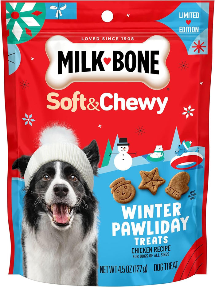 Milk-Bone Soft & Chewy Dog Treats, Beef & Filet Mignon Recipe, 25 Ounce