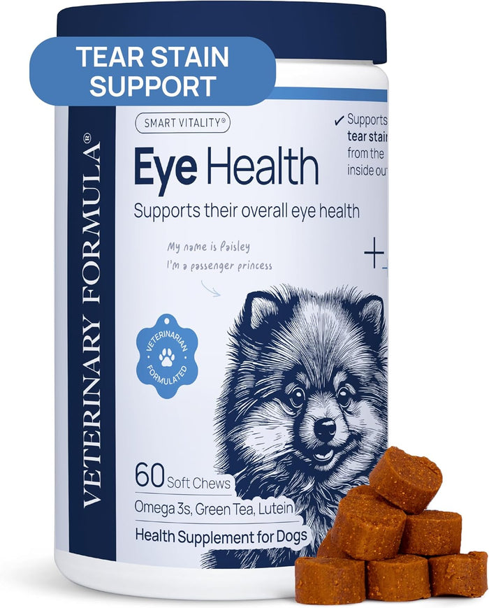 Veterinary Formula Pet Calm 60ct – Vet-Formulated Calming Chews for Dogs with L-Theanine, L-Tryptophan for Behavior Support, Relaxation Treats, Puppy Chews for Stressful Situations, Dog Calming Aid