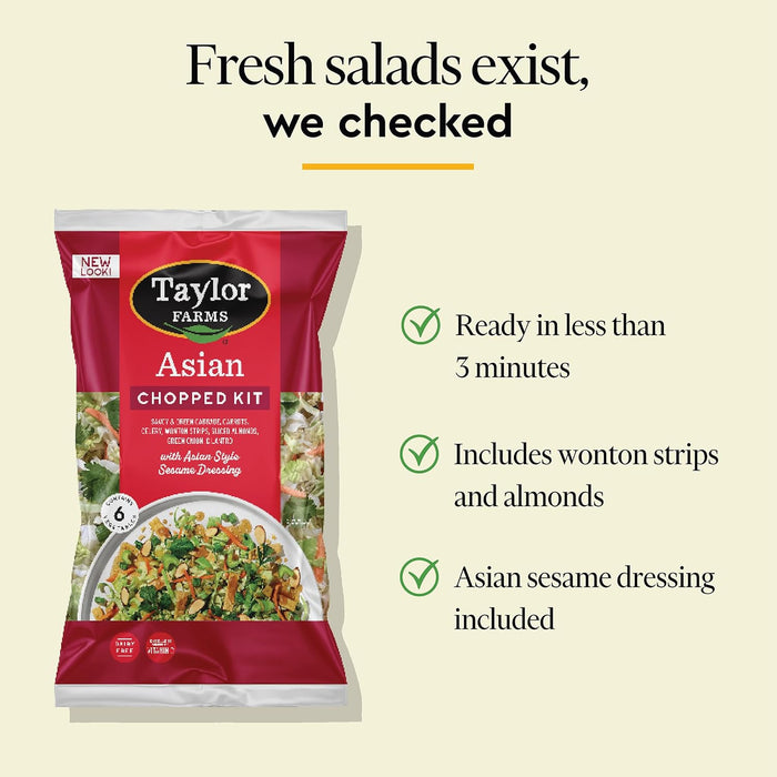 Taylor Farms Asian Chopped Salad Kit 13oz