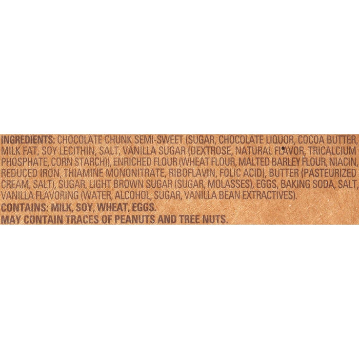 Christie Cookie Co., Chocolate Chip Cookies, Chocolate Chunk, 8ct (Sold Frozen)