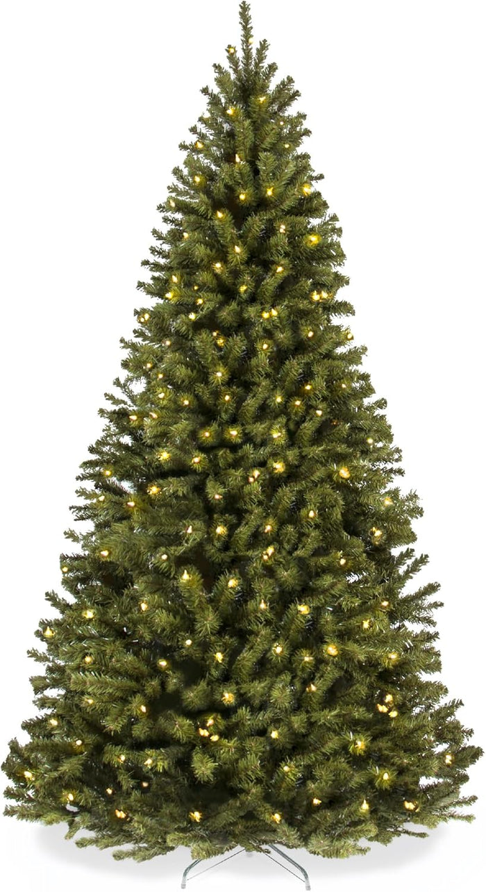 Best Choice Products 6ft Pre-Lit Spruce Artificial Holiday Christmas Tree for Home, Office, Party Decoration w/ 250 Incandescent Lights, 798 Branch Tips, Easy Assembly, Metal Hinges & Foldable Base