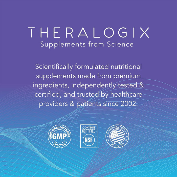 Theralogix Solo Multivitamin & Multimineral Supplement Without Iron - 90-Day Supply - Iron-Free Multivitamin - Support for Women & Men - Vitamin D3, Vitamin C & B Vitamins - NSF Certified - 90 Tablets